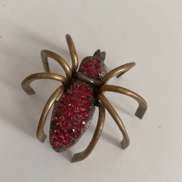 RARE 1930s Art Deco Bakelite Spider Brooch Riverdale - Picture 2 of 6